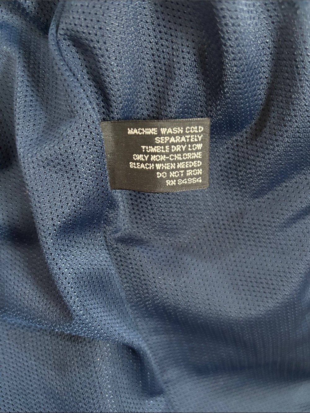 Timberland navy heavyweight outdoor windbreaker jacket M - Picture 14 of 15